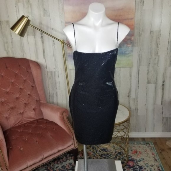 NWT Likely Reese Dress Navy Blue Midi Spaghetti - Picture 8 of 9